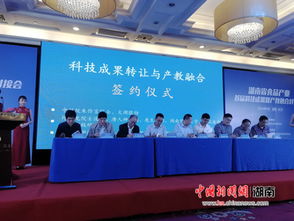 湖南举办食品科技成果暨产教融合对接会 推动食品科技创新成果转让